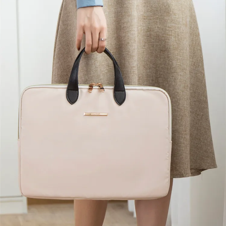Stylish Simplicity Laptop Bag Business Trip High Capacity Briefcase Earthquake Resistance Notebook Computer Liner Pouch Supplies
