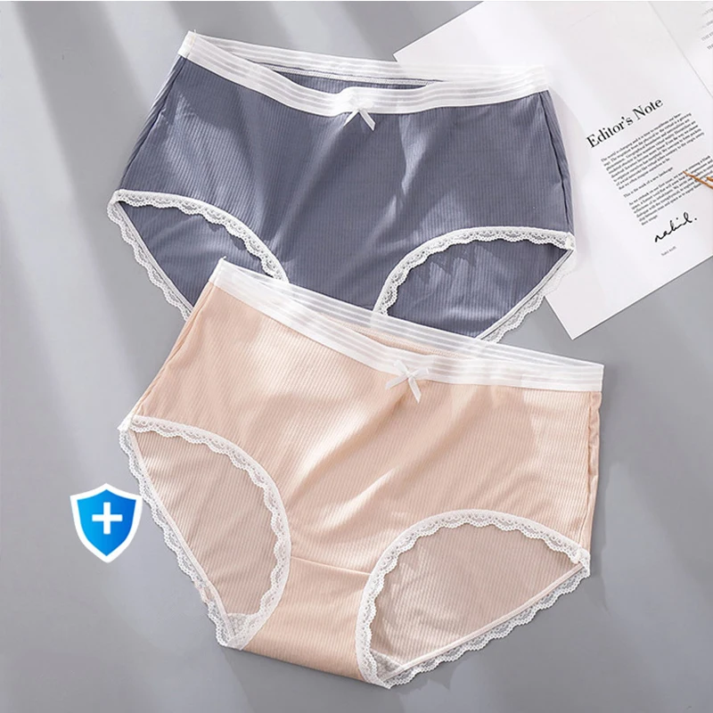 

Трусы женские кружевные, антибактериальные, с бантом, большие размеры, размера плюс, 4XL