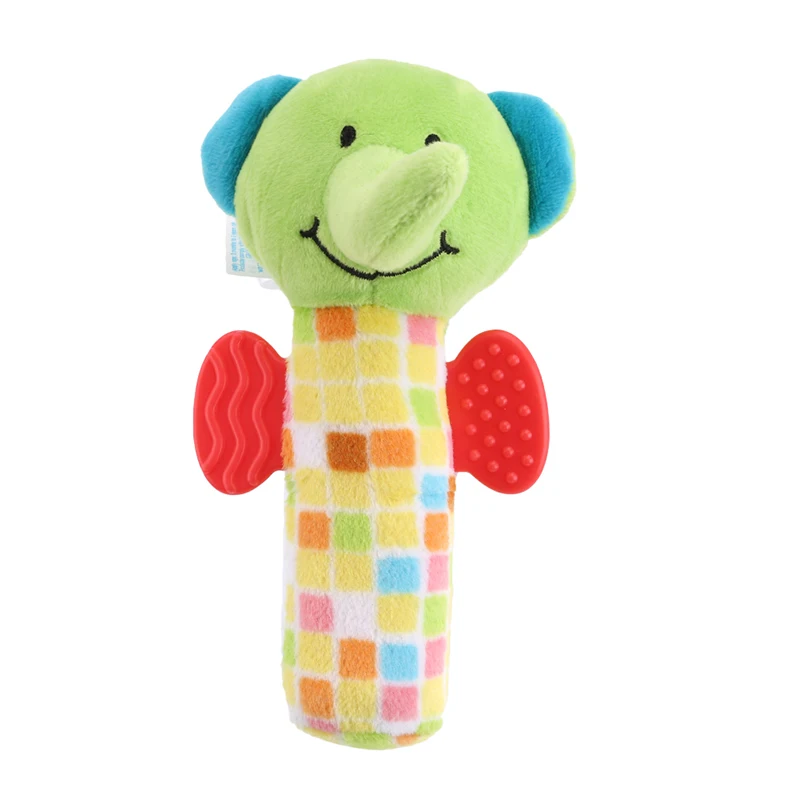 

Baby Toys 0-12 Months Cartoon Animal Ckick/Elephant Baby Boy Girl Plush Doll Hand Infant Toddler Plush Toys