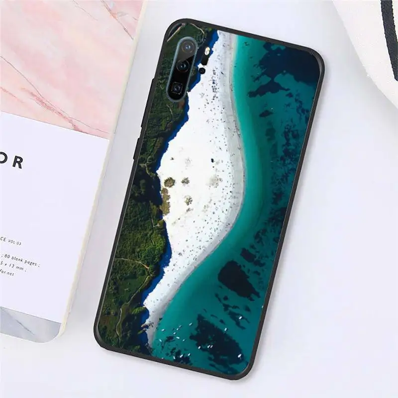 

Beach travel water rock Phone Case For Huawei honor Mate P 10 20 30 40 Pro 10i 9 10 20 8x Lite Y91C V17 6.38 6.44