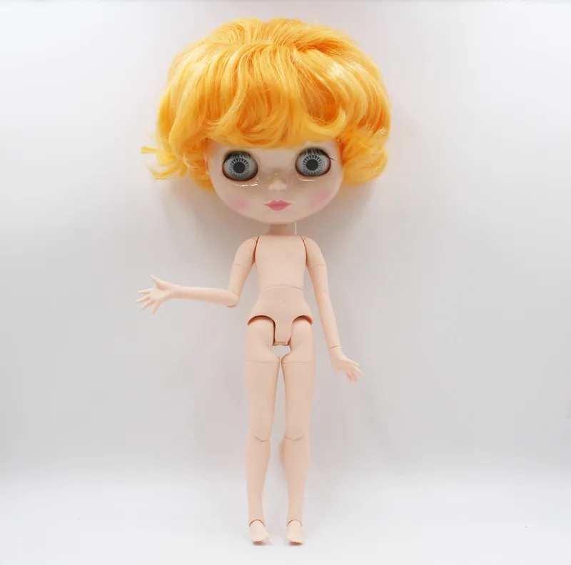 Free Shipping colorful RBL-906B DIY Blyth doll fashion hair 4 big eyes man body 1/6 BJD special price boy toy girl birthday gift | Игрушки и