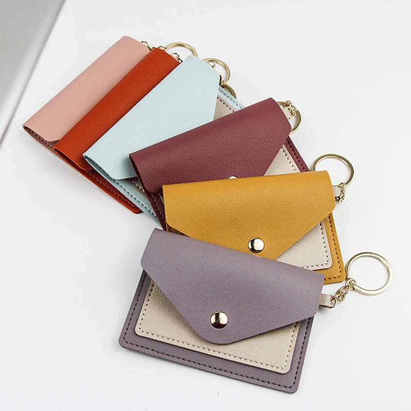 

Fashion Creative Mini Cards Holder Wallet Coin Purse Candy Color Student Card Bag Coin Purse Wallet Card Holder