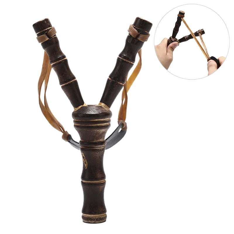 Powerful Slingshot Rubber Band Catapult Toys Wood Made Game Tool Outdoor Sports Accessories | Спорт и развлечения