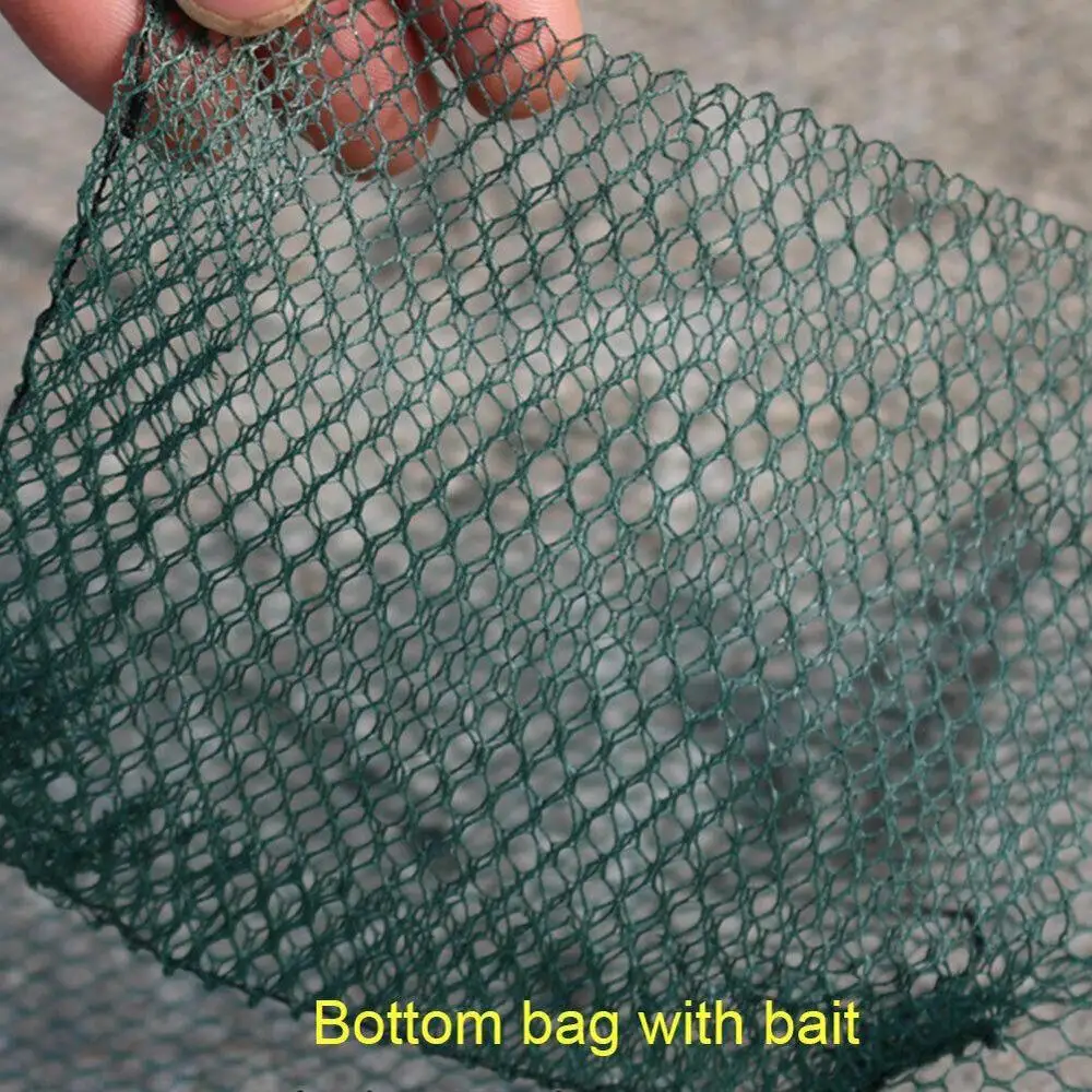 

Portable 60*60cm Folding Fishing Net Open Net Baits Mesh Shrimp Cage Foldable Outdoor Fishing Net Cage Fishing Gear Accessories