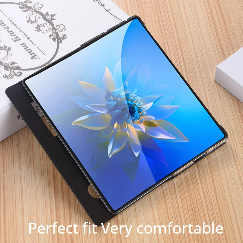 

Genuine Leather Fold Case for Huawei Mate X2 5G Phone Case for Huawei MateX2 Case Mobile Phone Bracket