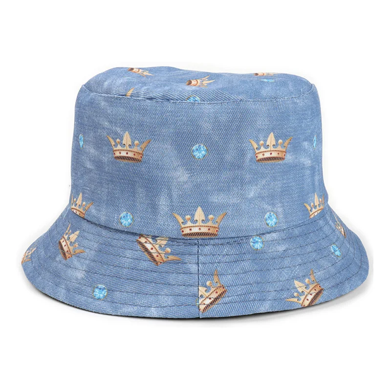 2020 Новый ведро Шапки корона шляпа рыболова для Для женщин в Корейском стиле