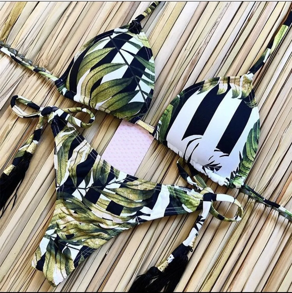 Бикини 2020 maillot de bain женские сексуальные трусики-танга леопардовый