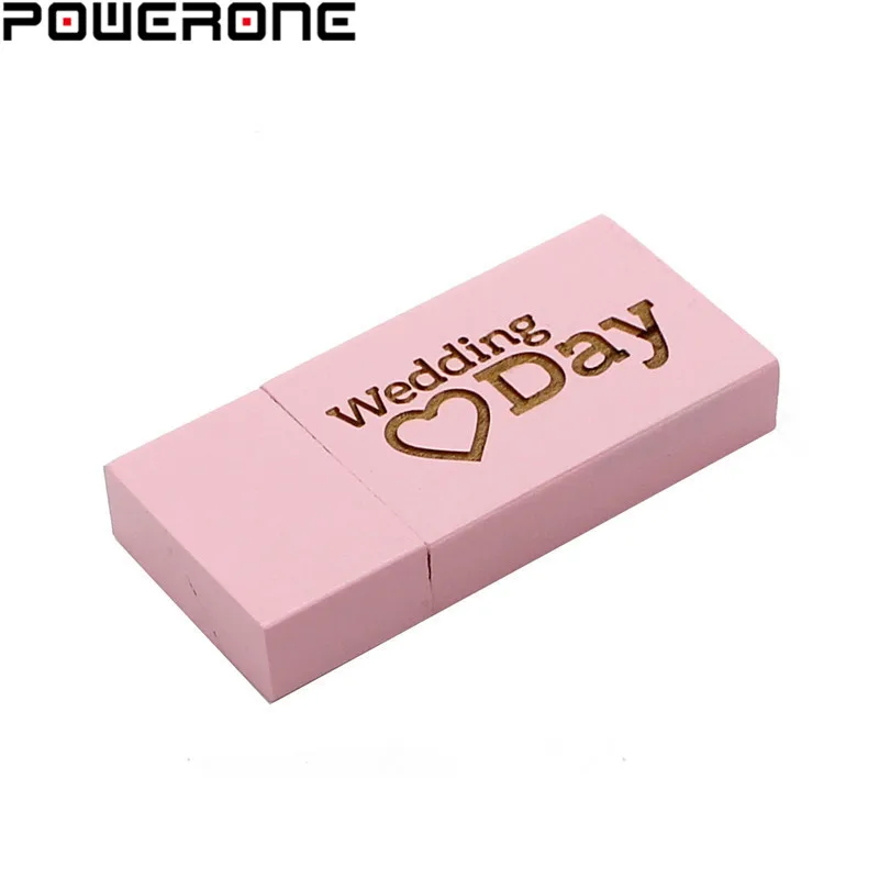 POWERONE 10 цветов (1 шт. Бесплатный Пользовательский логотип) USB 2 0 деревянный