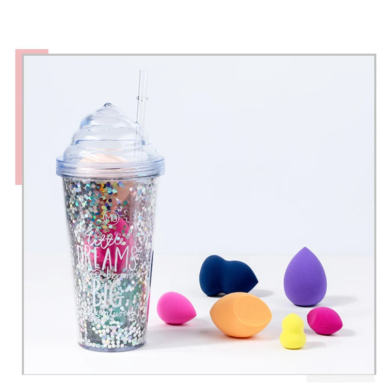 Искусственная губка для макияжа в форме тыквы косметические основы яйца красоты