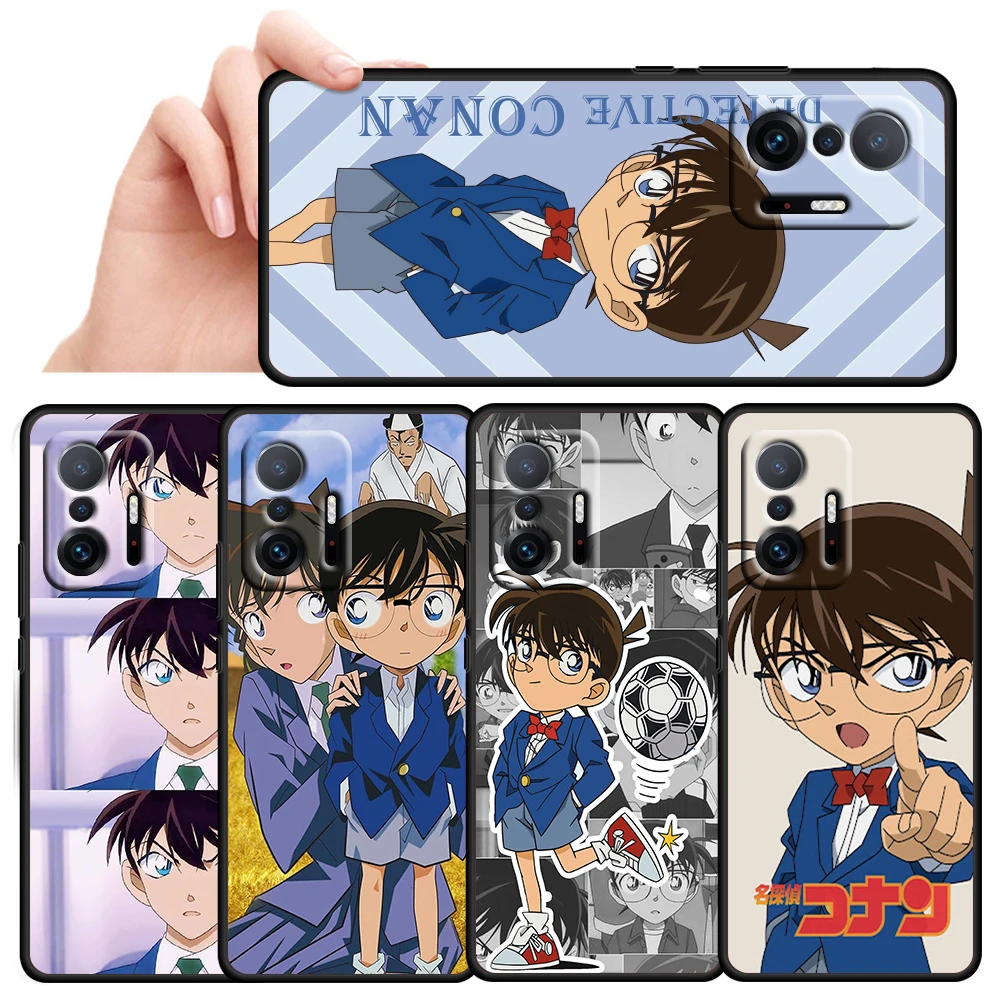 

Case Closed Detective Conan for Xiaomi Mi 11T 11i 10T 10i 9T 8 A3 K30S K30T Pro Lite Ultra 5G Silicone Black Phone Case Cover