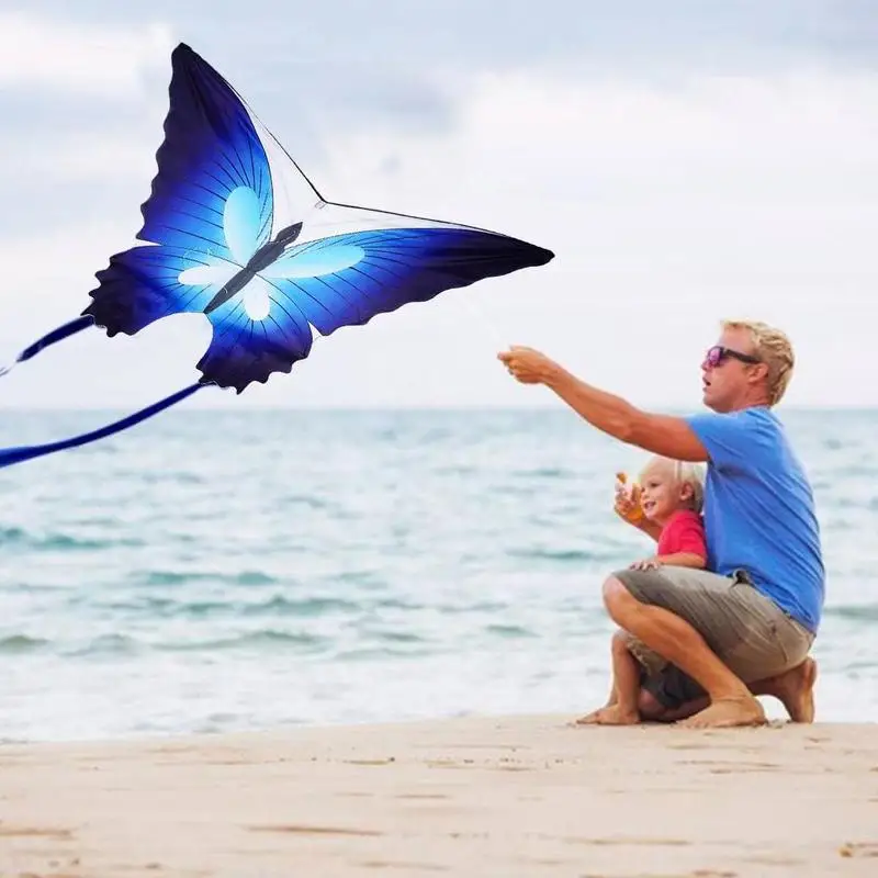 

Creative Big Butterfly Kite And 30m Kite Line Easy To Fly Outdoor Sport Toys Children Gift Adult Decompression Toys Gift