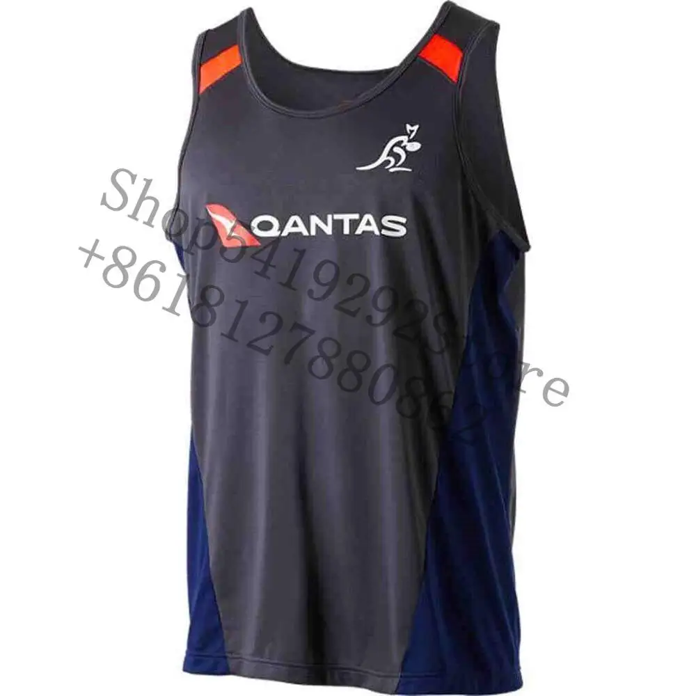 2019/20 Австралийский жилет Красный Регби домашний Реплика Вышивка Джерси Размер: S