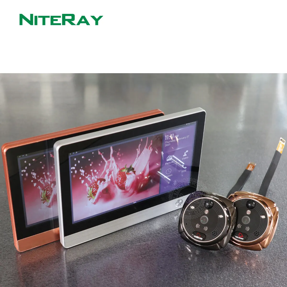 Двусторонний домофон беспроводной дверной глазок камера умный ИК iHome4 с функцией