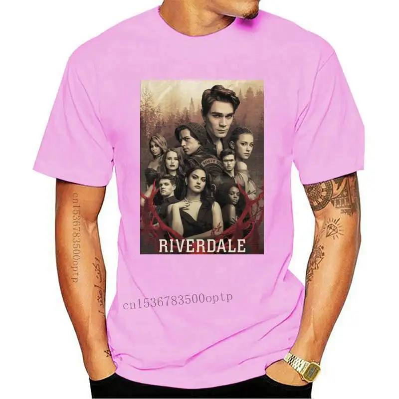 

New Riverdale Movie Black 2021 T shirt Men Fashion Short Sleeve O-Neck Black Men T Shirt Casual Harajuku Ullzang T Shirt Tops Ma