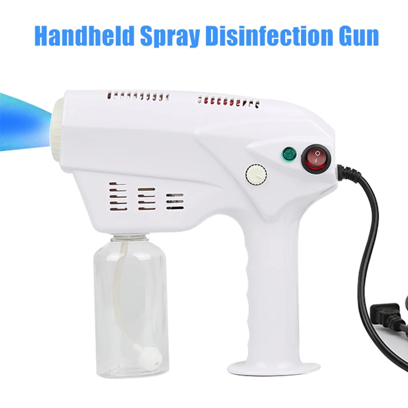 

200ML Electric Disinfection Sprayer Blue Light Rechargeable Nano Steam Water Spray Gun Garden Wireless Portable Machine Atomizer