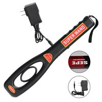 portable handheld metal detector high sensitivity small safety check scanner tools with alarm light for exhibition airports