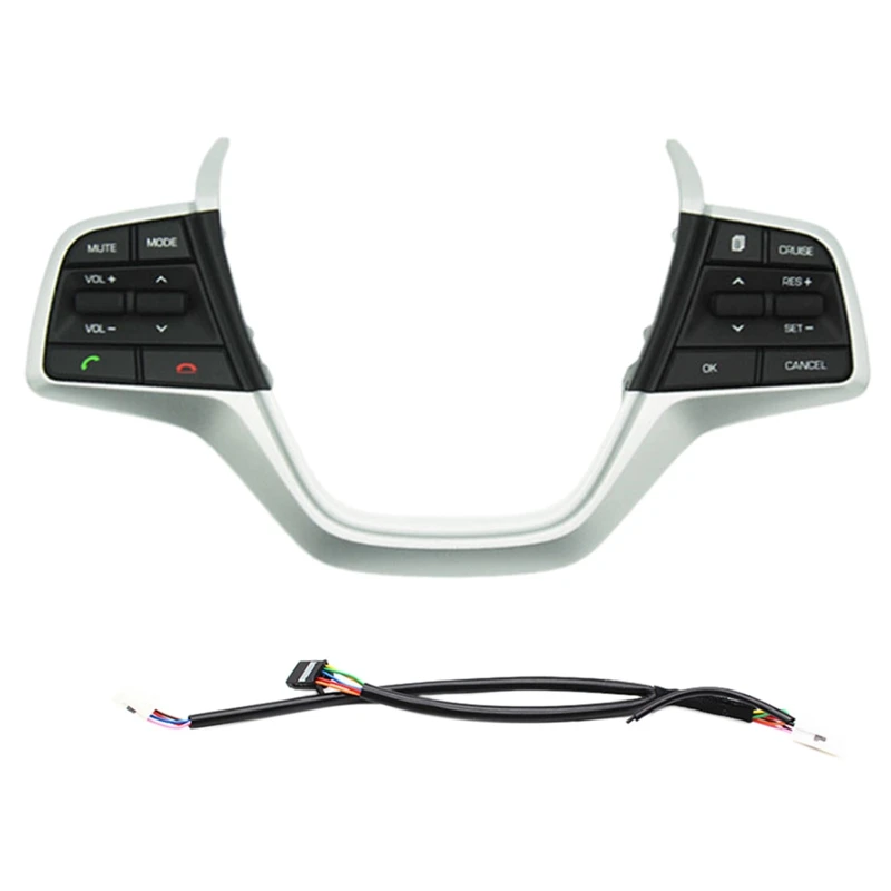 

Автомобильный Bluetooth Управление кнопка переключения звука и Управление телефон канал круиз Управление кнопок рулевого колеса для Hyundai Elantra 1....