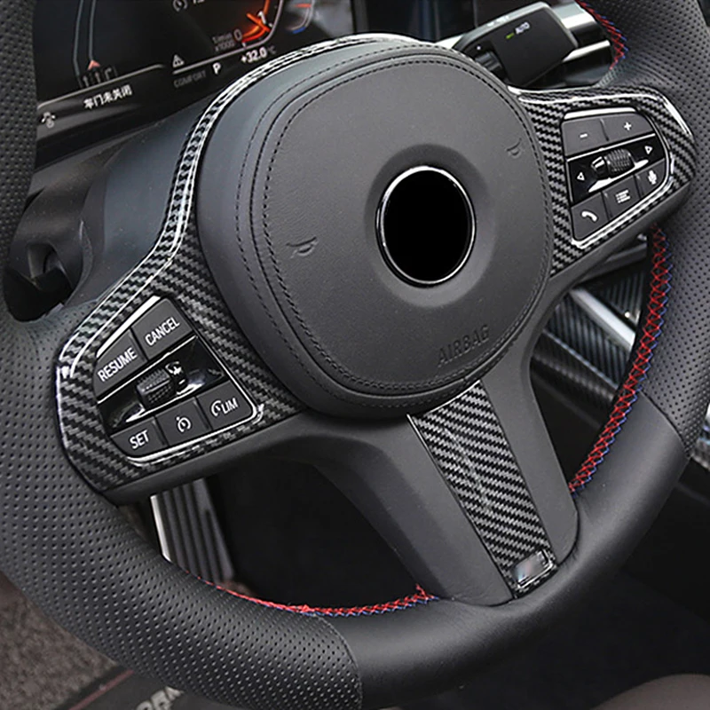 Автомобильный спортивный чехол на руль защитная наклейка для BMW 3 5 серии G01 G02 G05 G20
