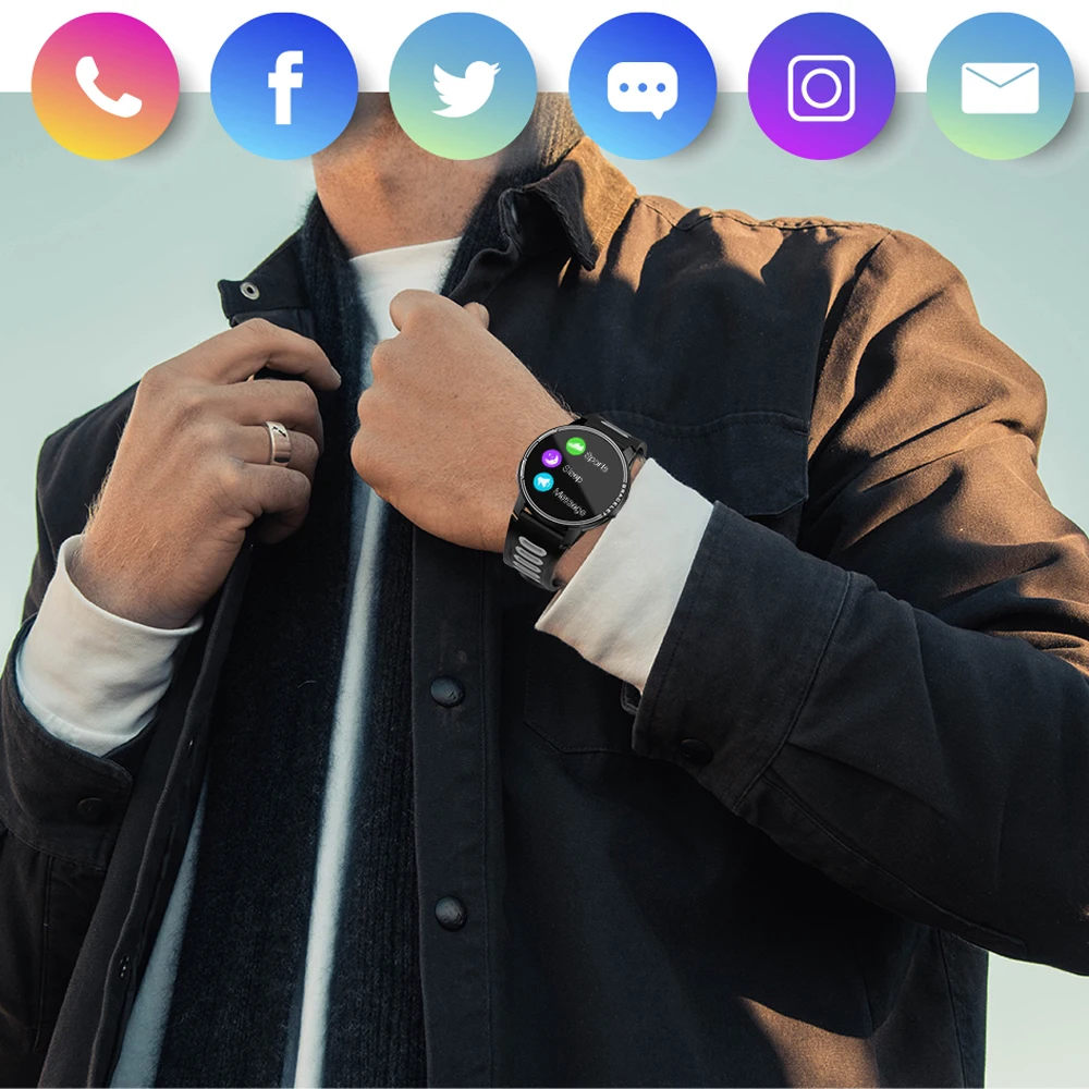 s20 smart watch men ip68 waterproof fitness tracker heart rate monitor smart clock full touch new smartwatch for android ios free global shipping