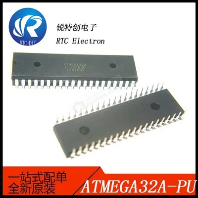 10 шт./лот ATMEGA32A-PU DIP ATMEGA32A ATMEGA32 32A-PU DIP-40 новая Оригинальная фотография | Электронные
