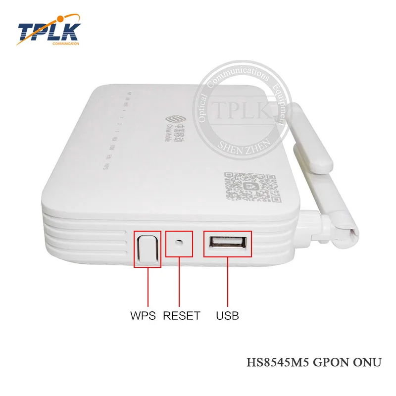 Оригинальная новая версия HS8545M5 Gpon wifi Ont onu 1GE + 3FE VOICE USB английская прошивка модем