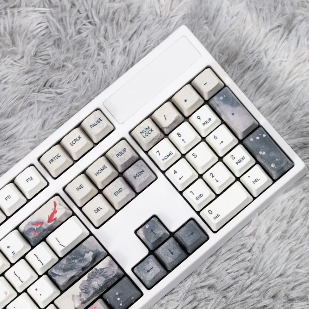 Колпачки для клавиш с принтом Фетиш Fine Koi PBT 5 лиц сублимационные колпачки OEM