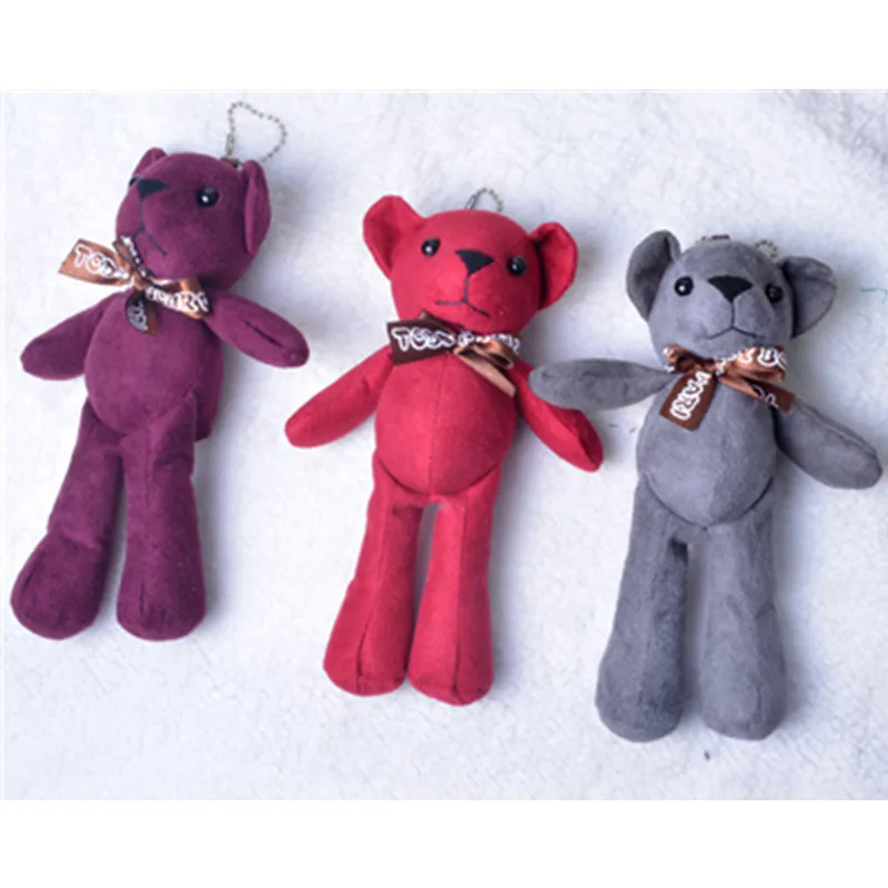 20 см плюшевый медведь кукла кулон маленький брелок подвеска букет ювелирные