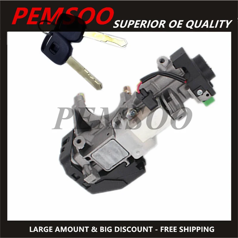 Выключатель зажигания Блокировка цилиндра авто Trans 2 ключ подходит для 2006-2011 Honda