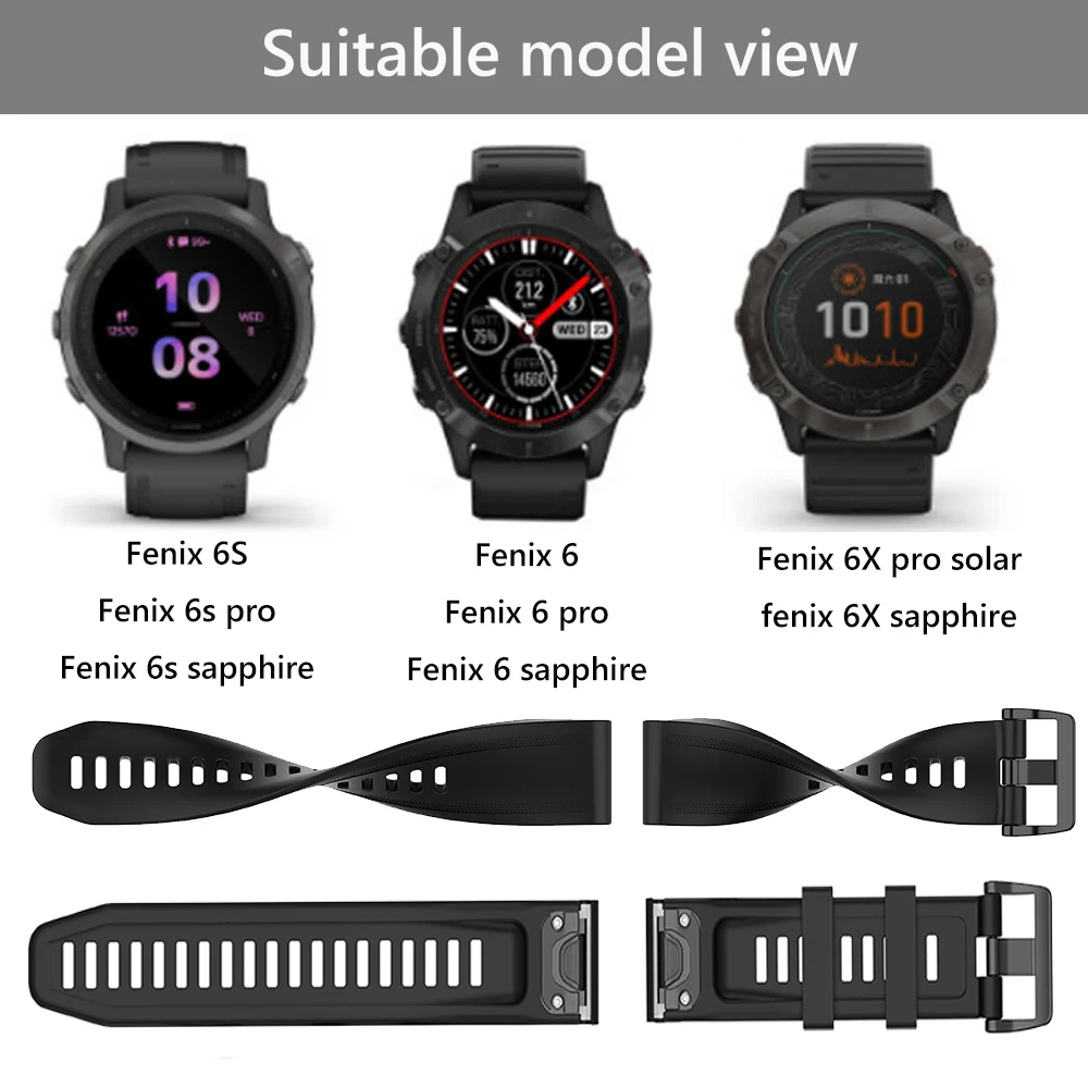 Ремешок на запястье для Garmin спуск Mk2S Fenix 6s 6 6X pro ремешок 5/Φ/5X plus аксессуары часов |