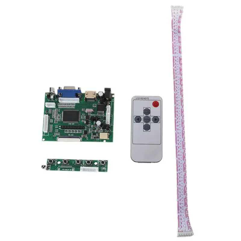 1 компл. Пульт дистанционного управления HdMI VGA 2AV 50PIN для AT070TN90 92 94 Модуль платы