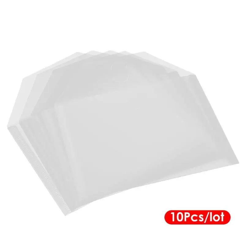 10Pcs PP Transparent File Pack Stamp Collection Storage Bag Small Scrapbooking Stencil Cutting Template Pouch Holder | Дом и сад