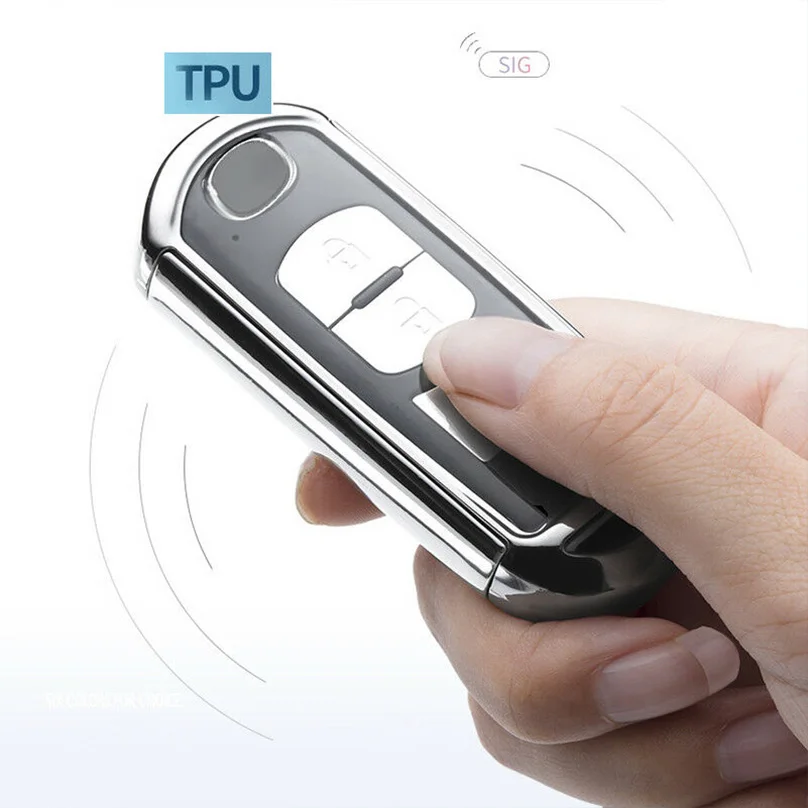 1 шт. ТПУ полностью герметичный чехол для ключей в виде ракушки Защитная крышка