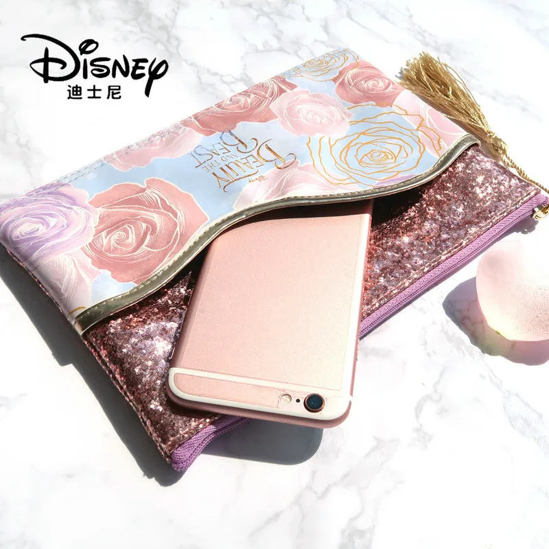 Настоящая женская косметичка Disney вместительная сумка для хранения в стиле