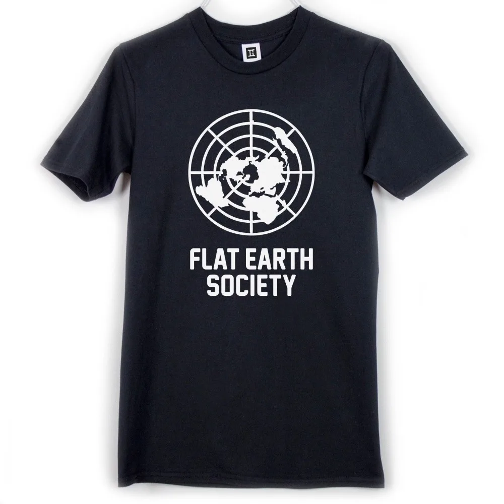 Летняя стильная новая футболка мужская плоская Земля Society-Truth Move men T Flatearth Theory Cult