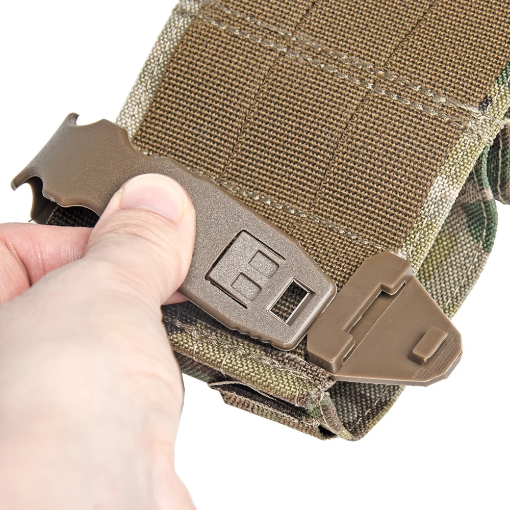 Тактическая Сумочка для магазина MOLLE 9 мм 5 56 KYWI Style Kydex с клиновидным вкладышем