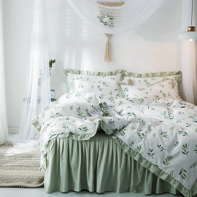 Комплект постельного белья из 100% хлопка 4 шт. классные хлопковые покрывала без