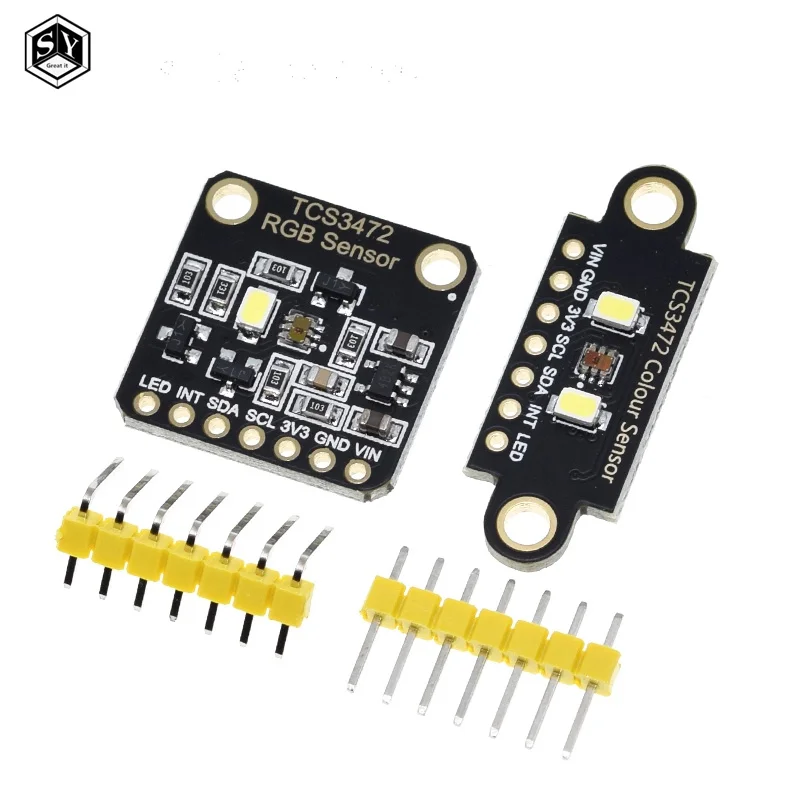 Модуль распознавания цветного датчика TCS34725 RGB макетная плата IIC для лаборатории