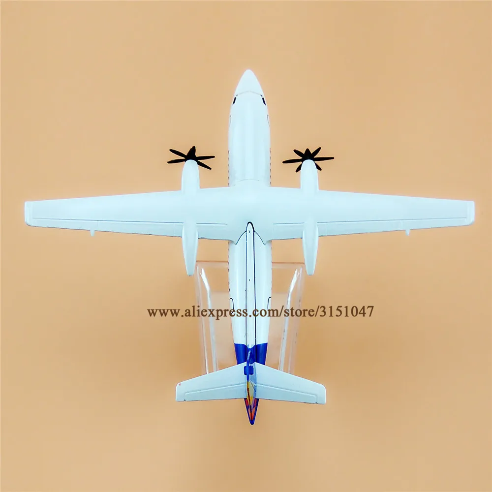 Air SATENA FOKKER F-50 Airlines Propeller Airways модель самолета из сплава металла литья под давлением