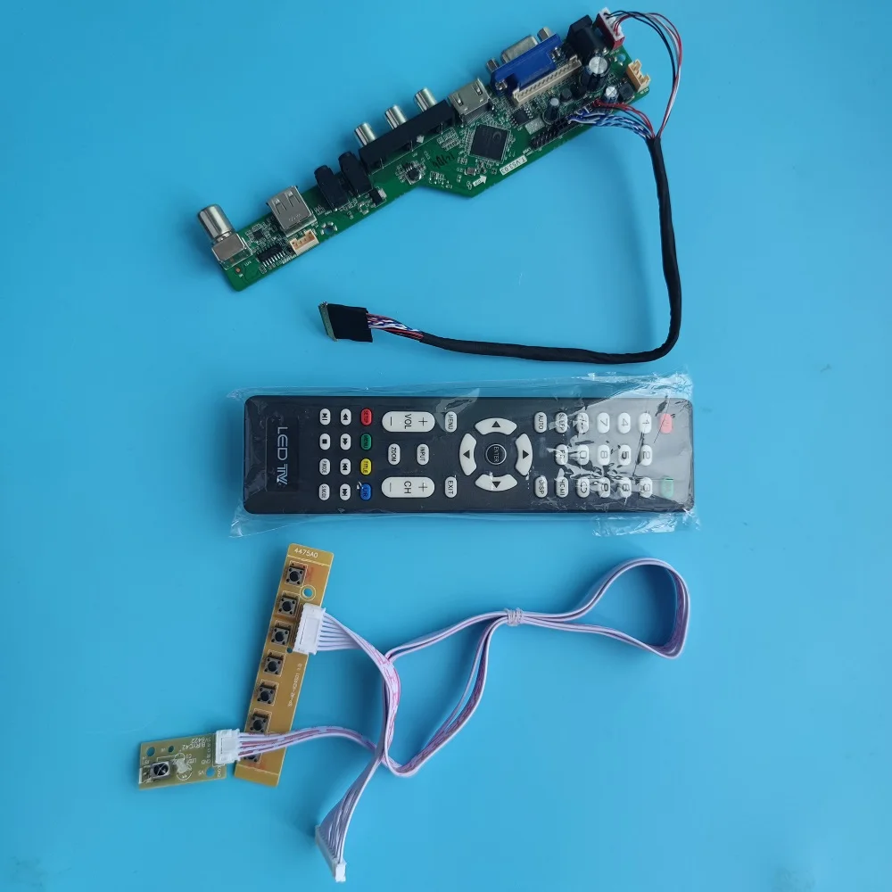 

Kit For LTN156AT35-301/H01/P01 1366*768 40Pin 15.6" controller board panel TV VGA+AV+USB+RF PC LVDS WLED HDMI-compatible