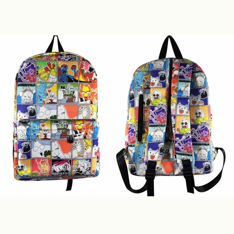 Школьный ранец с рисунком героев мультфильмов книжный пакет студенческий рюкзак