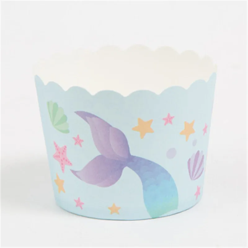 50pcs Cute Flower Bird Muffin Cupcake Paper Cups Liner Baking Cup Cases Kids Party Pastry Wrapper | Дом и сад