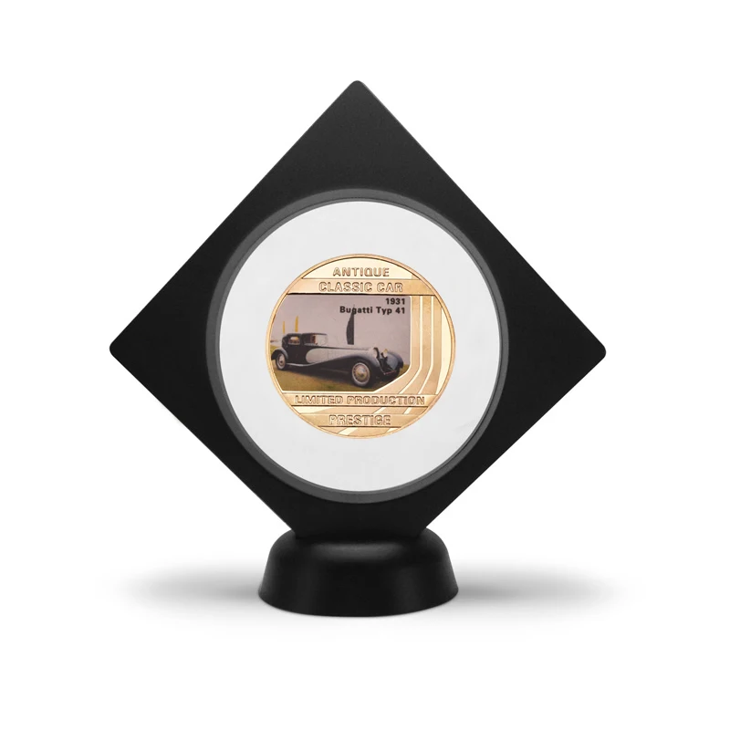 coin2 with stand WR старинные классические автомобильные золотые коллекционные монеты с держателем Cion памятная металлическая монета медаль сувенирный подарок набор дропшиппинг - Цвет: coin2 with stand