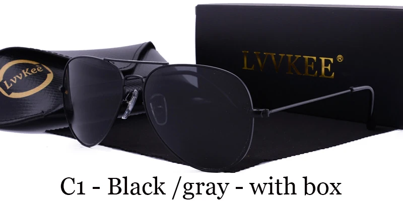 C1 WITH BOX Горячее предложение LVVKEE, Классические зеркальные солнцезащитные очки es для мужчин/женщин, красочные отражающие 58 мм, очки из закаленного стекла, аксессуары, солнцезащитные очки es - Цвет линз: C1 WITH BOX