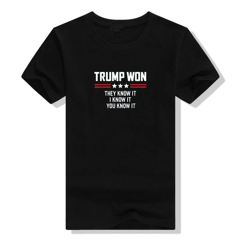 Funny-Trump-Won-They-Know-It-I-Know-It-You-Know-It T-Shirt Mens T Shirts gravett emily wolf won t bite