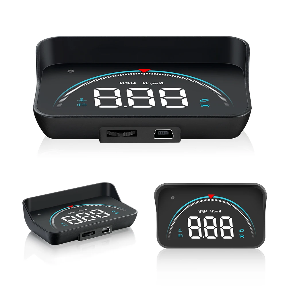 Новый светодиодный дисплей WIIYII M8 на лобовое стекло HUD OBD II Автомобильная