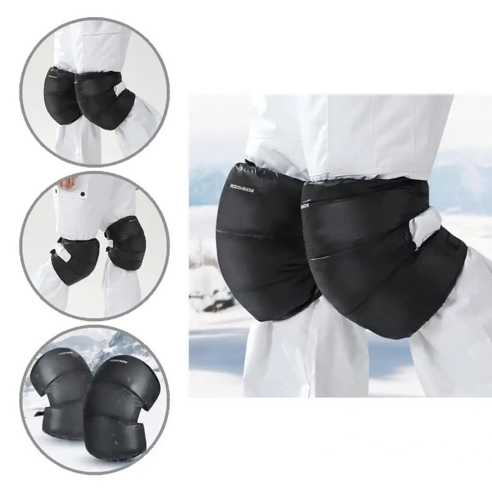 Knee Warmer Fine Workmanship Outdoor Supplies Leg Warmer Ski Down Knee Covers Winter Elbow Pads Down Knee Pads 1 Pair