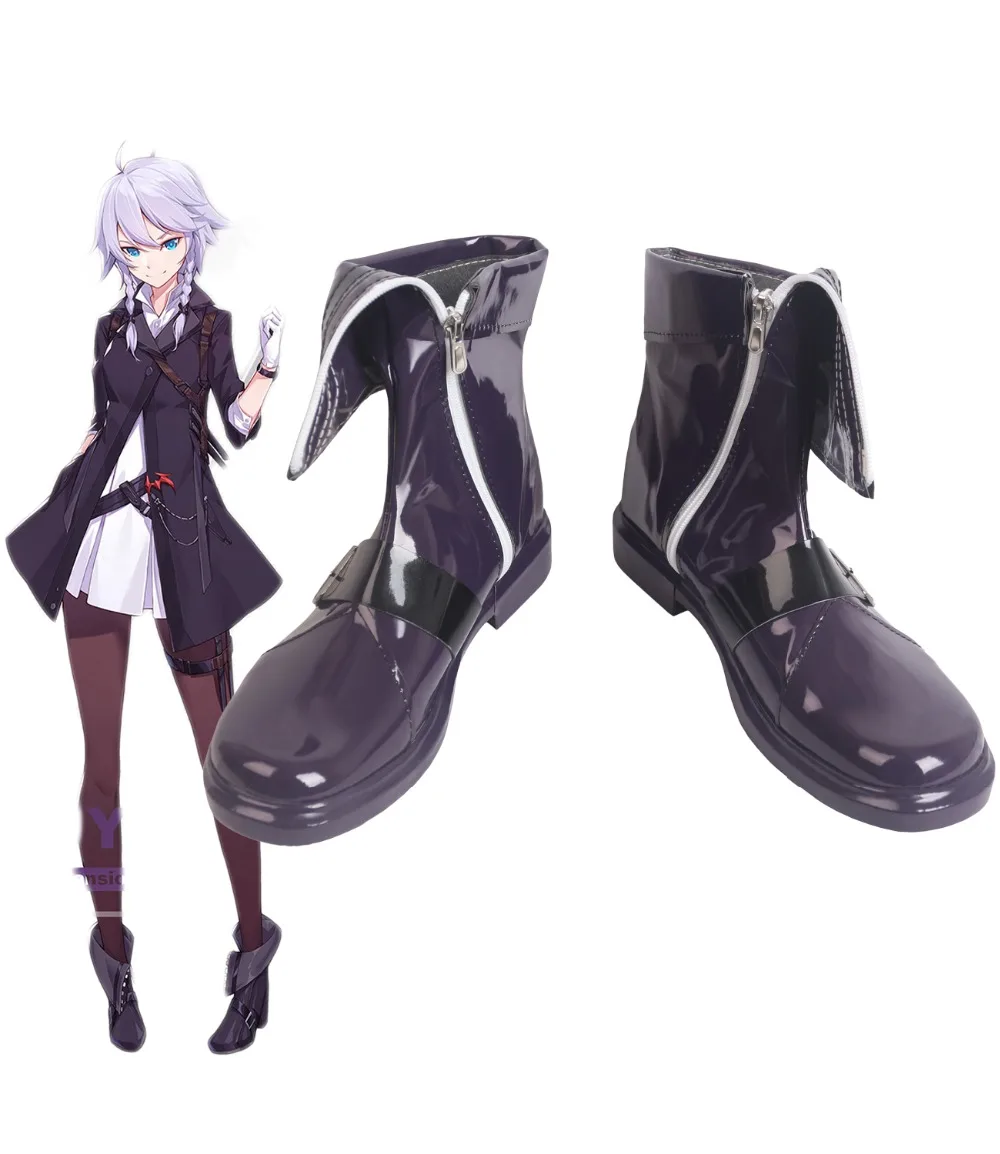 Обувь для косплея TouHou Project Izayol Sakuya фиолетовая обувь изготовленная на заказ |