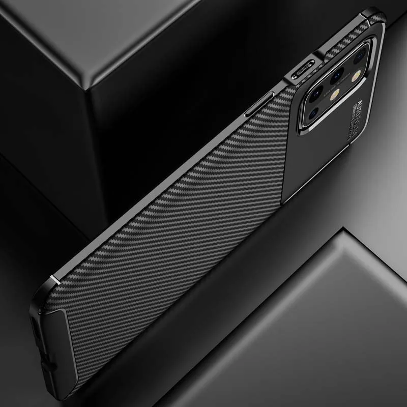 armor case for oneplus 8t 9r 8 9 pro one plus 19 phone cover for oneplus nord 2 n200 n100 n10 n20 soft carbon fiber back coque free global shipping