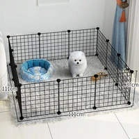 foldable iron pet playpen crate fence puppy kennel house exercise training puppy kitten space dog gate supplies for dogs rabbit