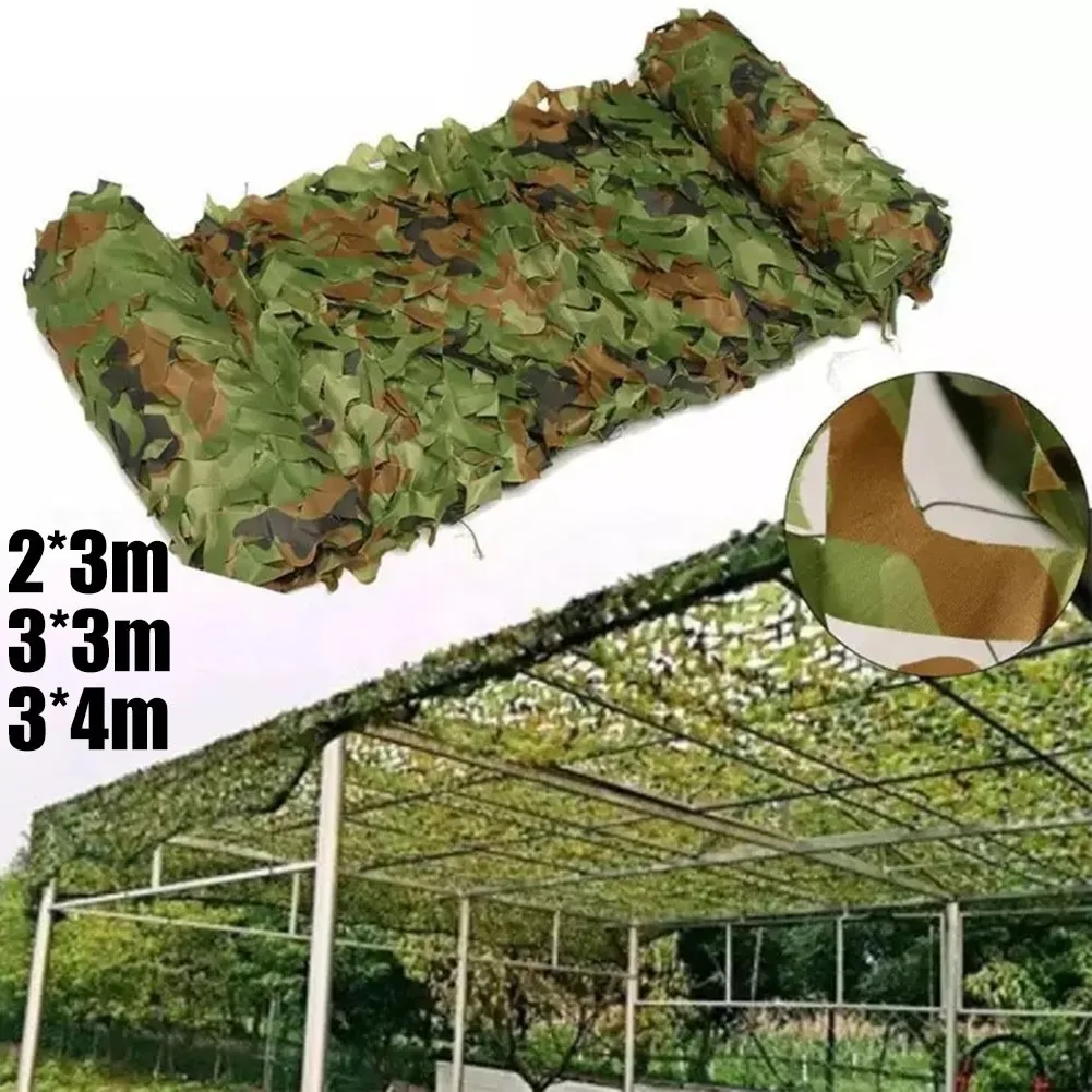 Камуфляжная затеняющая сетка для защиты джунглей автомобильный чехол палатка